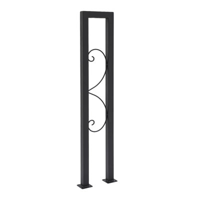 U-Shaped Metal Stair Handrail Decorative Railing For Stairs