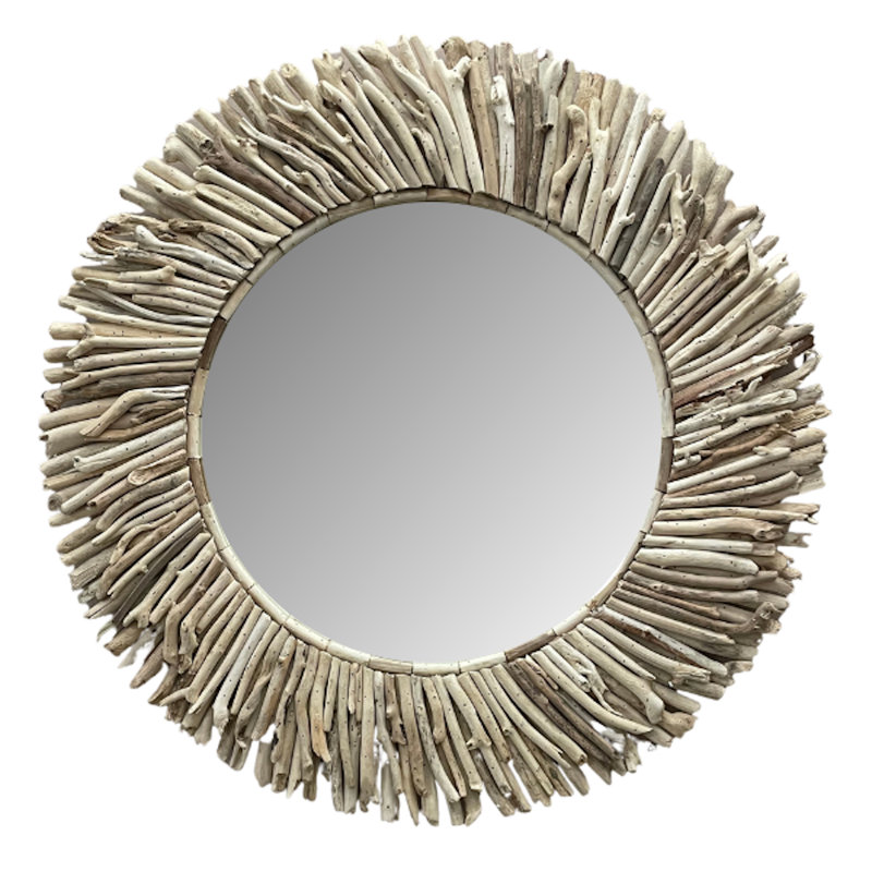 Sylvie Large Round Mirror