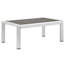 Ensemble de canapé modulaire d'extérieur en aluminium 6 pièces Shore-23593035