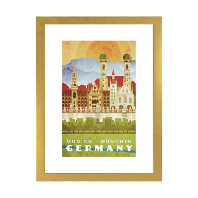 Allemagne-Munich par Missy Ames-impression d’art graphique