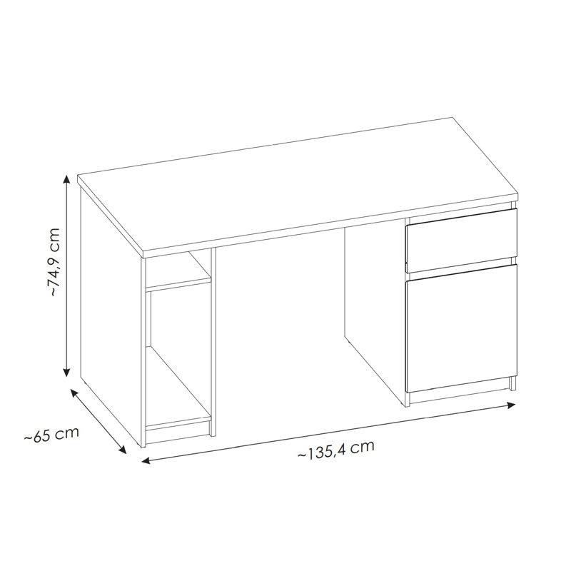 Fenton Desk, Oak