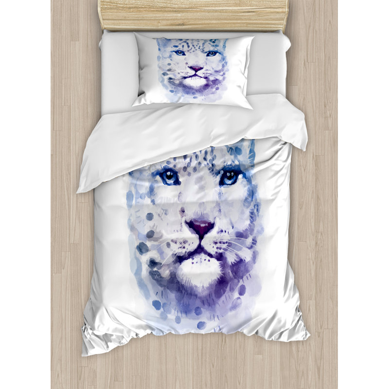 Modern & Contemporary Polyester Duvet Cover, Twin Duvet Cover + 1 Standard Sham