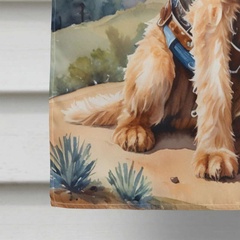 Drapeau Cowboy Welcome House, Chien à loutre