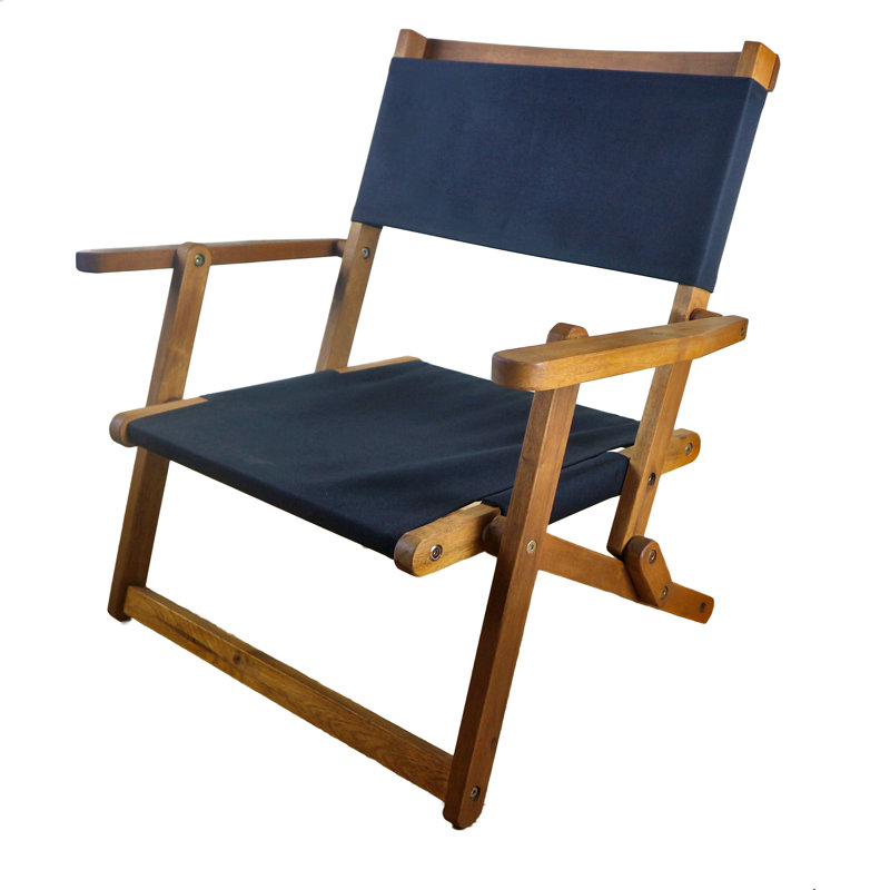Camping/ Relax Chair FSC 100% Acacia Wood with Fabric Natural Colour