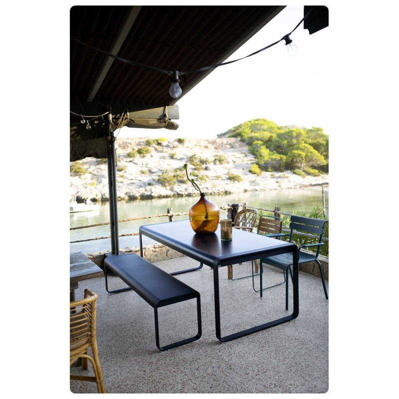 Luxembourg Outdoor Dining Armchair, Acapulco Blue
