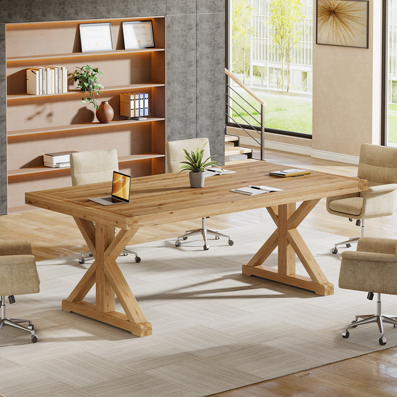 Solid Wood Executive Desk