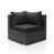 Coussin gris foncé / structure grise est en rupture de stock