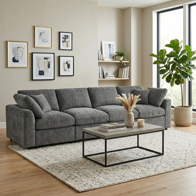 130.3" Modular Sectional Sofa