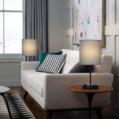 Metal USB Table Lamp