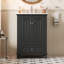 Meuble-lavabo de 24 pouces avec lavabo en céramique et armoire de rangement avec portes à fermeture en douceur et cloisons de tiroir | Idée de cadeau-1217208508