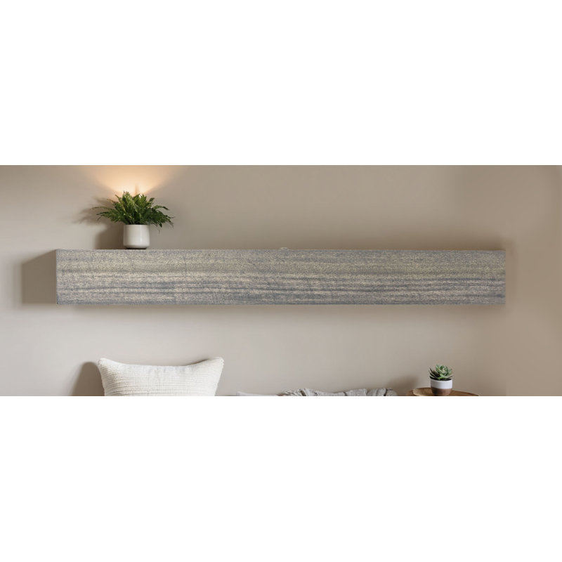 Rayne Poplar Floating Shelves, 3" H x 17" W x 5" D