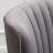 Contemporary Velvet Upholstered Accent Chair, Gray-646179229