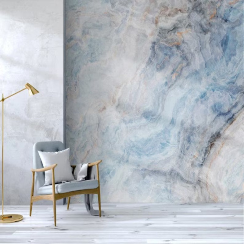 Iced Marble Flow, 108'' L x 96'' W