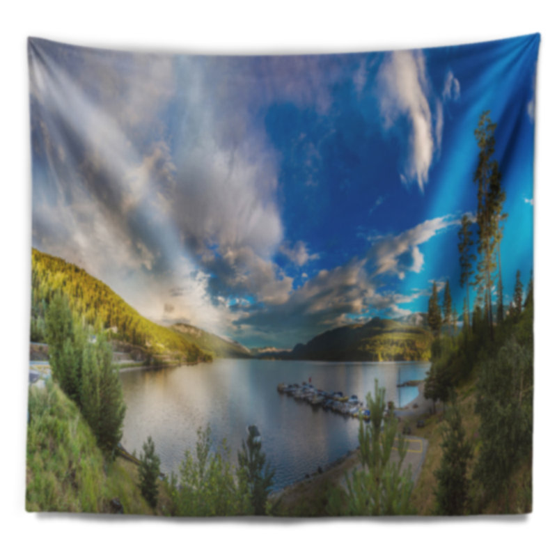 Polyester Tapestry, 78" H x 92" W