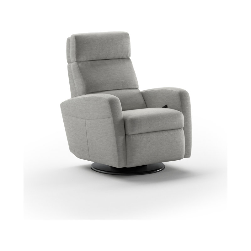 Sloped Recliner - Manual, Light Gray