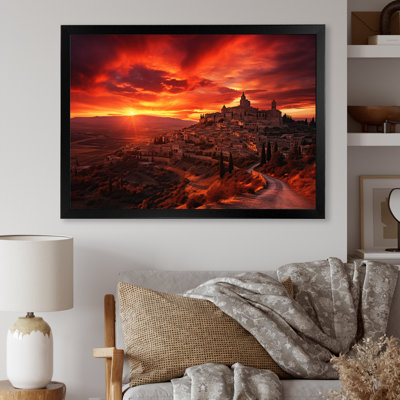 Kokou, Espagne, lever de soleil sur toile