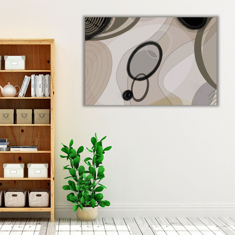 Orbit Flow 1 - reproduction d'art sur toile, H 40 po x l 60 po