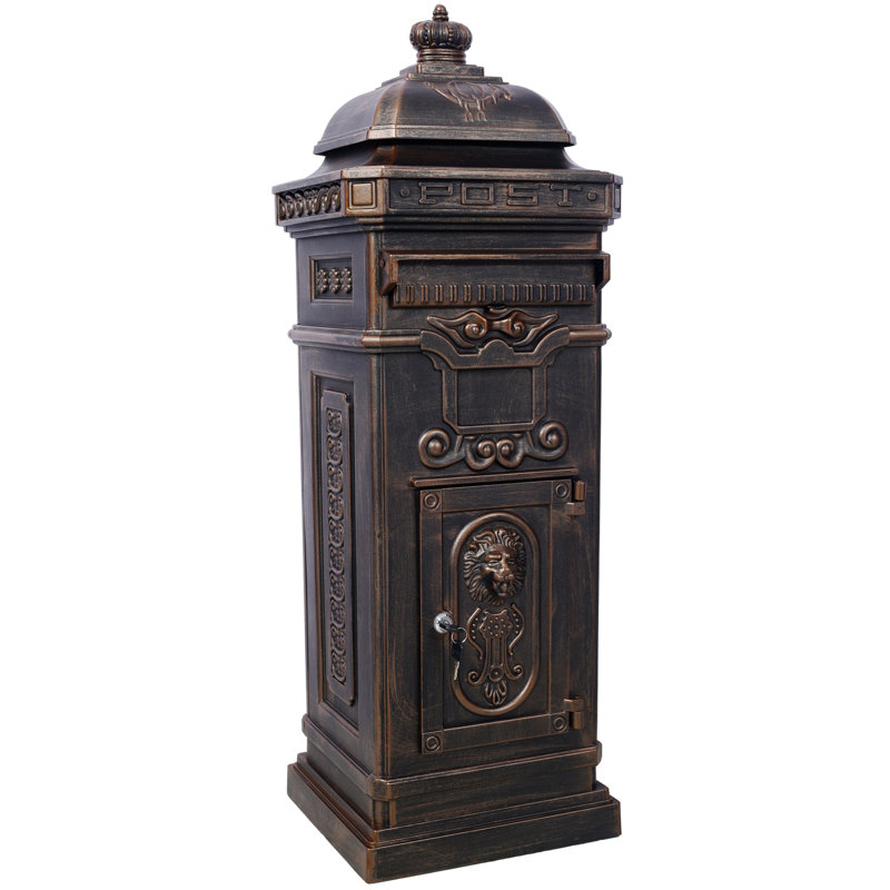 Boîte aux lettres résidentielle de grande capacité The Court, Bronze