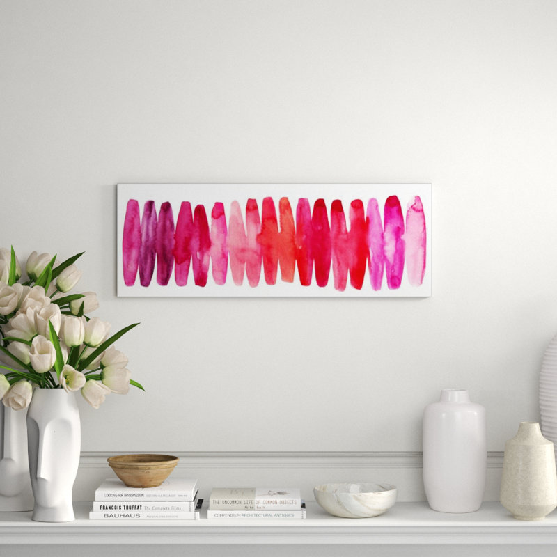 Being Passionate Print by Guseul Park, Glass Coat, 13" H x 36" W