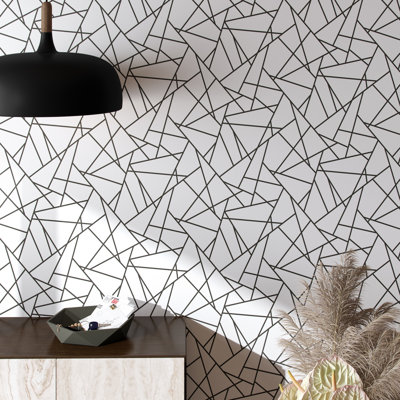 Sajad Peel & Stick Geometric Roll