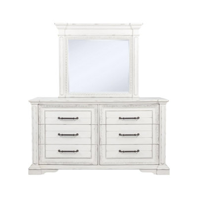 Commode 6 tiroirs avec miroir Camacho