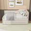 Upholstered Daybed with Trundle and 1 Drawer-1372267413-1372267411
