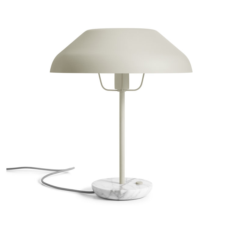 Beau Marble Table Lamp, Putty, Putty/White