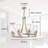 Vedha 8 - Light Dimmable Wagon Wheel Chandelier-1782011233