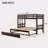 Twin Over Pull-Out Bunk Bed With Trundle