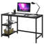 Bureau d'ordinateur en bois avec tablette réglable-881612008-881612005