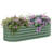Galvanized Raised Garden Bed Kit, Metal Planter Box with Safety Edging, 94.5" x 23.5" x 16.5"-143258494-197957100