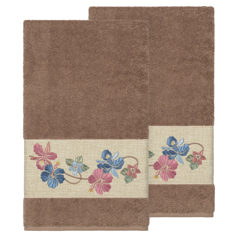 Caroline Turkish Cotton Midweight Bath Towel, Latte