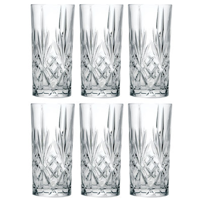 Marathovounos 12 oz. Highball Glass Set