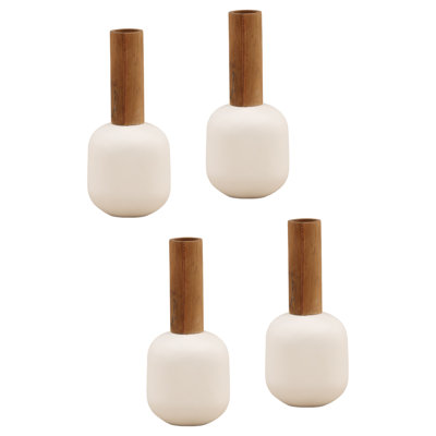 Aldmere Vase Set of 4 White