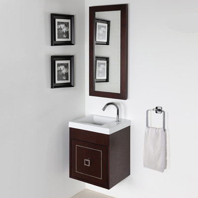 Dimini 16'' L Bathroom Sink