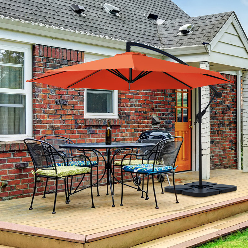 Parasol en porte-à-faux 10 ', Orange