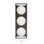 Applique murale en acier inoxydable H 19 po Davida