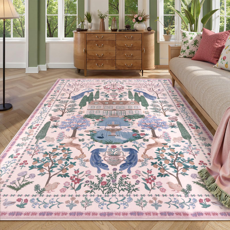 Tapis lavables à la machine Goldene, Rectangle 5 pi x 7 pi