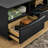 63" Mid-Century Modern TV Stand For Tvs Up To 75", Thick Sturdy Farmhouse Entertainment Cabinet, Media Console For Living Room, Louver Design & Solid Wood Drawers & Outlet Holes-1843008593