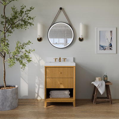 Momo Oak Single Bathroom Vanity