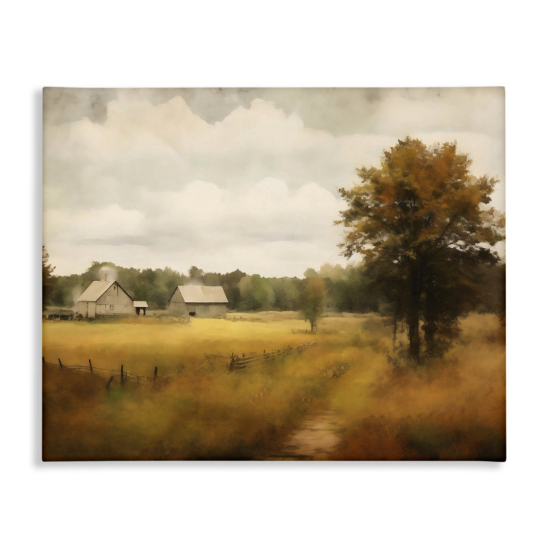 Toile floue Old Country, conçue par Creative Studio, H 16 po x l 20 po