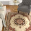 Tapis oriental ivoire / rouge Clarence-20963601