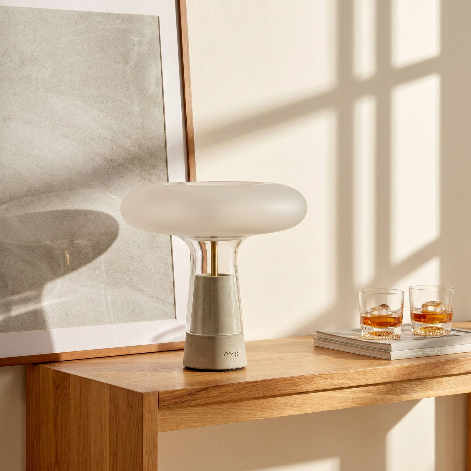 Orion Table Lamp, Concrete