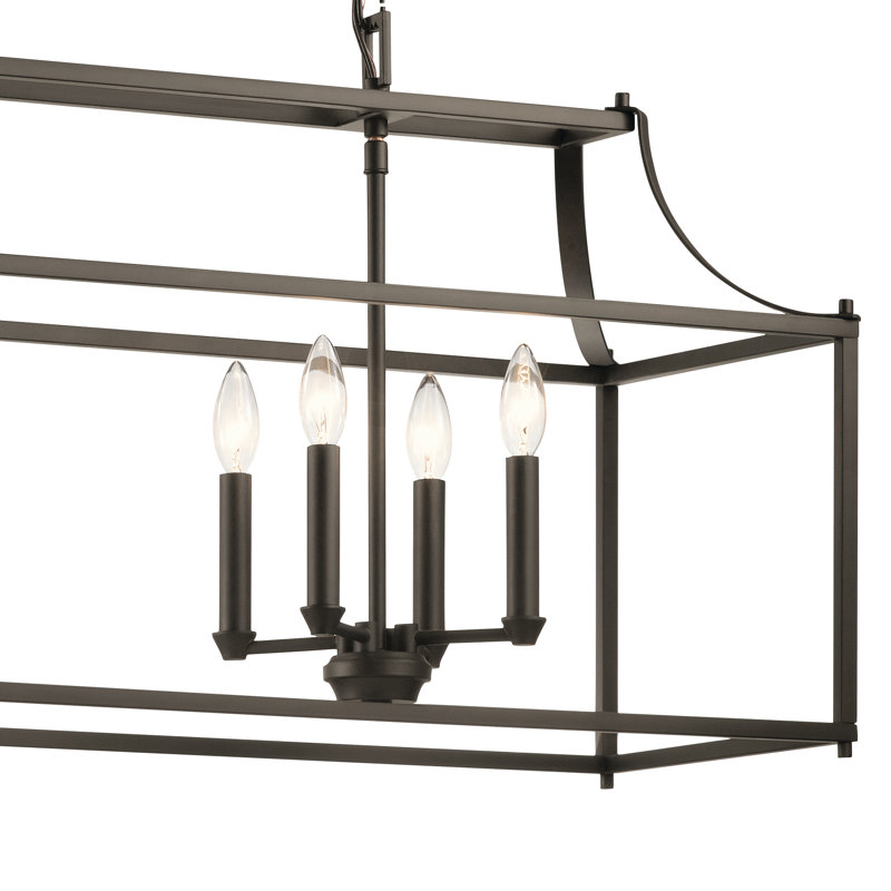 Merkley 8 - Light Kitchen Island Pendant, Olde Bronze