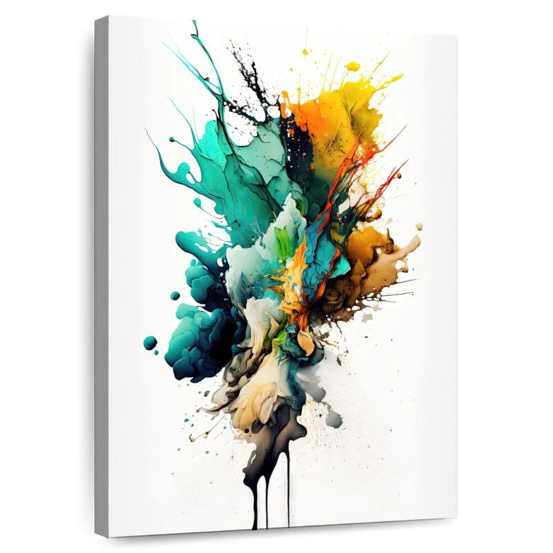 Avery Colorful Fluidity, 39" H x 26" W
