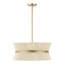 Lustre tambour en corde 19 lumières 19,7 po Modern Coastal-95467640-95467642