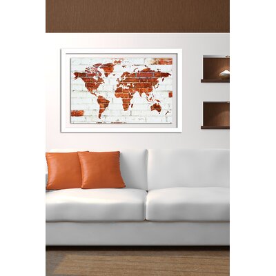 Another Brick in The Wall' Framed Graphic Art Print -  Picture Perfect International, 704-1369