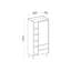 Cassadie 80 cm W Display Cabinet