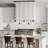 60-Watt 5 Light Matte Black Cluster Pendant Light for Kitchen Island with Clear Glass Shade and 10"-55" Height-117567413