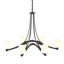 Oval Ribbon 6 - Light Shaded Classic/Traditional Chandelier-1748523105-1748523113